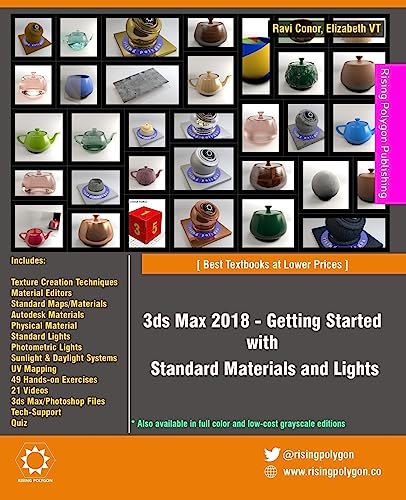 3ds Max 2018 - Getting Started with Standard Materials and Lights cover