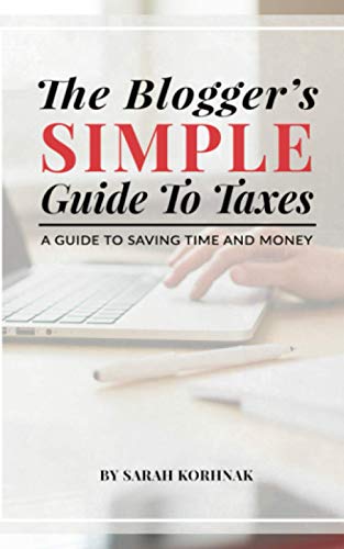 The Blogger's Simple Guide to Taxes cover