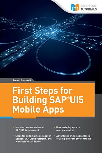 First Steps for Building SAP UI5 Mobile Apps cover