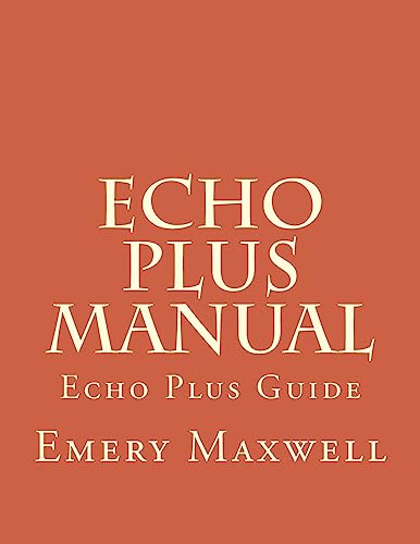 Echo Plus Manual cover