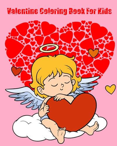 Valentine Coloring Book For Kids cover