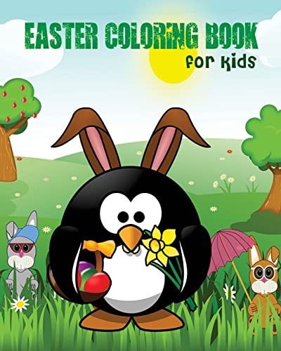 Easter Coloring Book For Kids cover