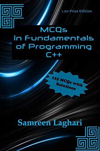 MCQs in Fundamentals of Programming - C++ cover