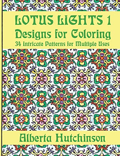 Lotus Lights 1 - Designs for Coloring cover